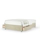 image 1 of Memory Maestro Memory Foam Cream Naples Velvet 2 Drawer Divan Set King Size