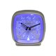 image 1 of Hometime Cushion Shape Alarm Clock Sweep/Cres Silver Silver