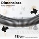 image 3 of Reliapart Replacement Vacuum Hose Assembly Compatible for Miele S2120 S2120C 7736191