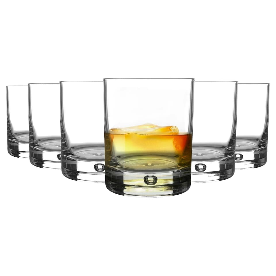 image 1 of Bormioli Rocco Barglass Whisky Glasses - 280ml - Pack of 6 Clear