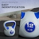image 4 of SPORTNOW Kettle Bell with Handle for Home Gym | Blue | Blue