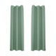 image 1 of Duck Egg Eyelet Curtains - Thermal Blackout Curtains  - 66" x 84" Drop - 2 Panel Blue