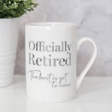 Widdop Gifts Officially Retired The Best Is Yet To Come Ceramic Mug