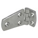 image 7 of Polished Door Hinge 8 Pack Stainless Steel 76mm x 38mm 316 Marine Cabin Hatch Silver