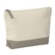 image 3 of MidOcean Kleuren Cotton Cosmetic Bag - Grey/Beige - One Size Grey