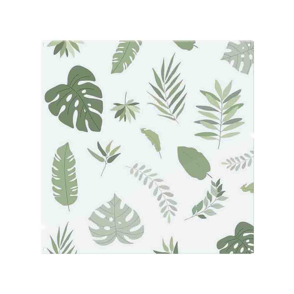 image 1 of Exotic Tropical Plants Splash Back | White