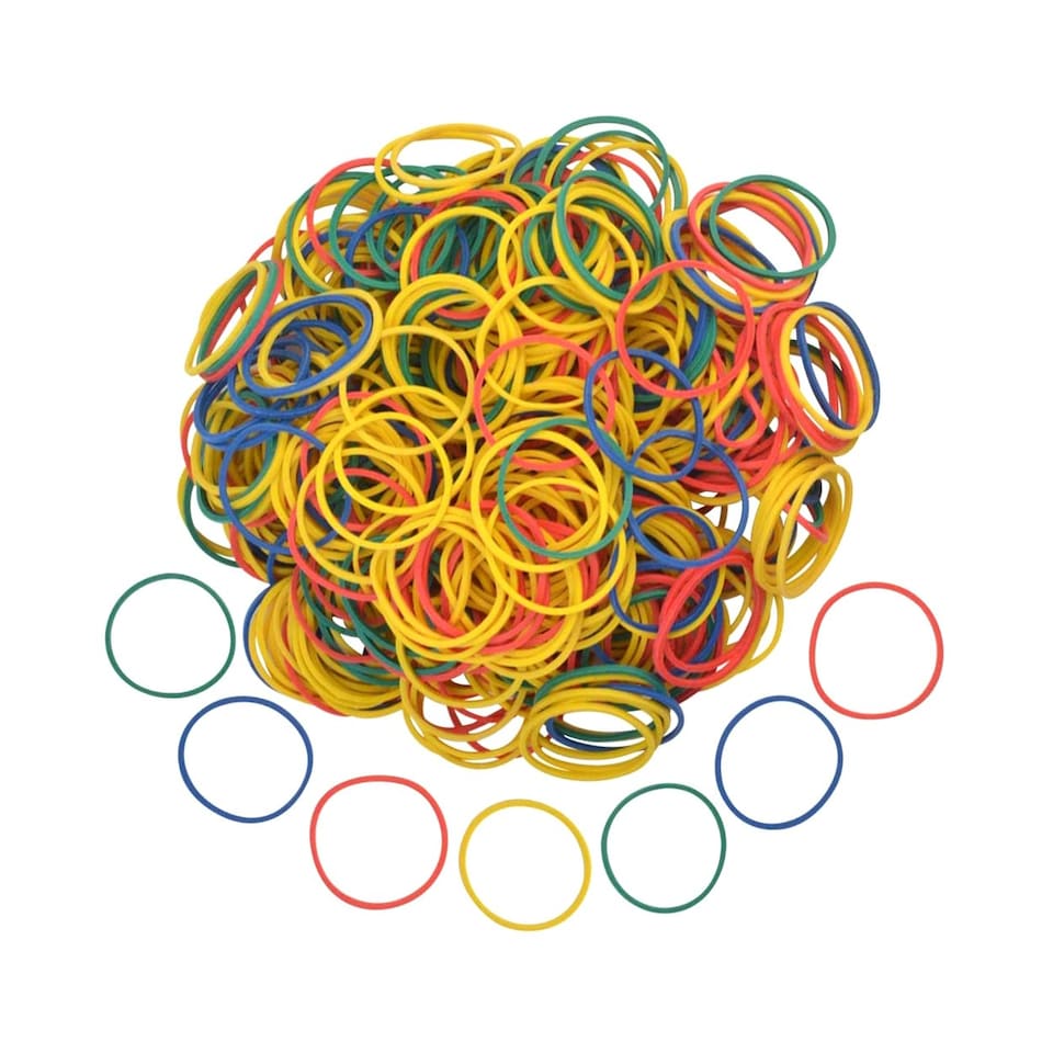 image 1 of Effol Childrens/Kids Slickerbands Non-Snap Plaiting Bands - Coloured - Regular