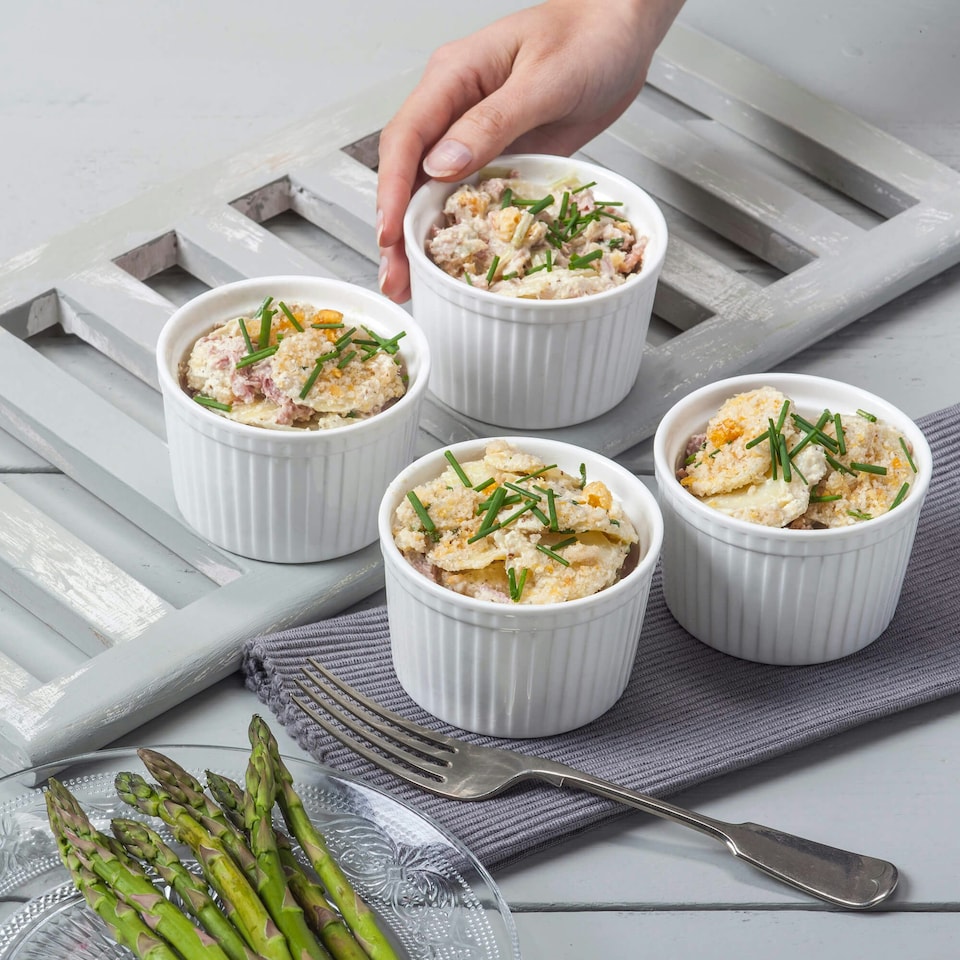 image 1 of Wm Bartleet & Sons Porcelain Deep Ramekin Set (9cm), Set of 4 | Multi | 4