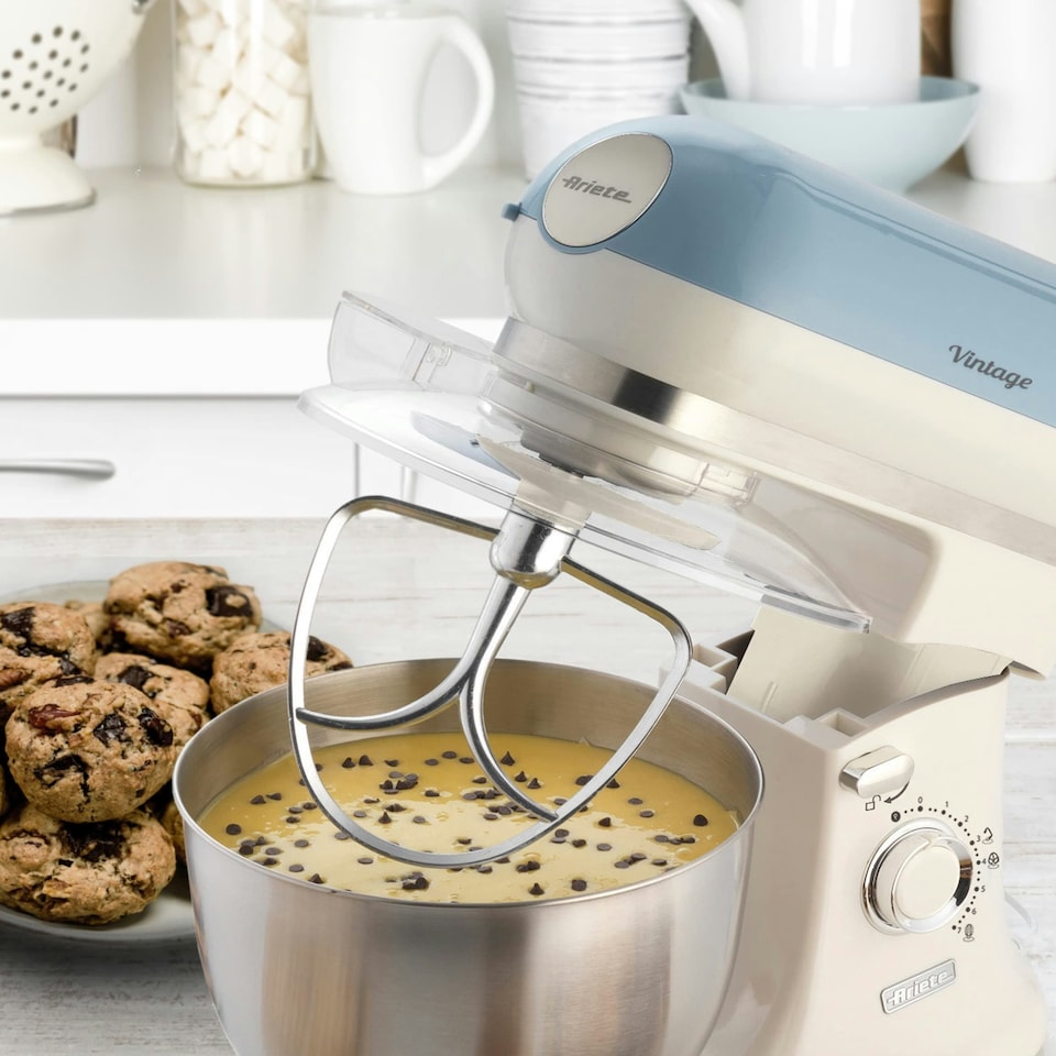 image 1 of Ariete 8805 Vintage Stand Mixer, 5.5 Litre, 2400 W, Blue