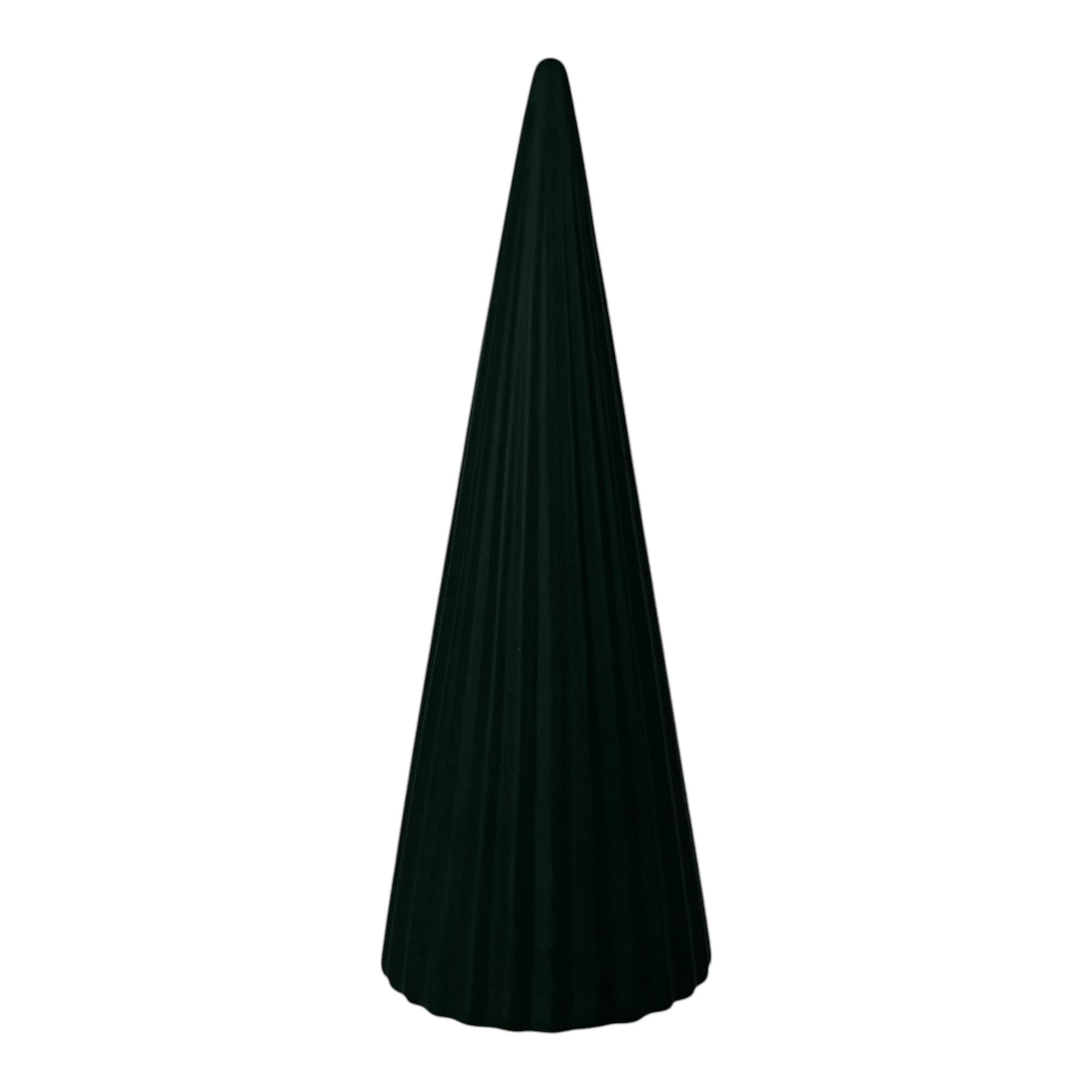 Four Candle Green Ceramic Tree Decoration