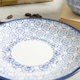image 5 of Nicola Spring Hand-Printed Cappuccino Saucers - 14.5cm - Navy - Pack of 6 | Blue