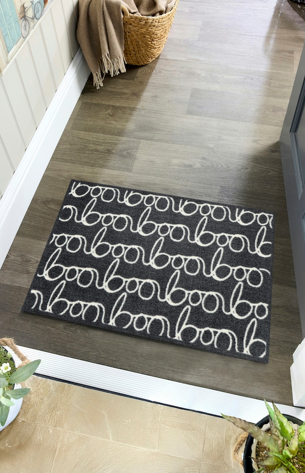 image 1 of My Mat Nylon Indoor Pattern My Boo Script 50x75