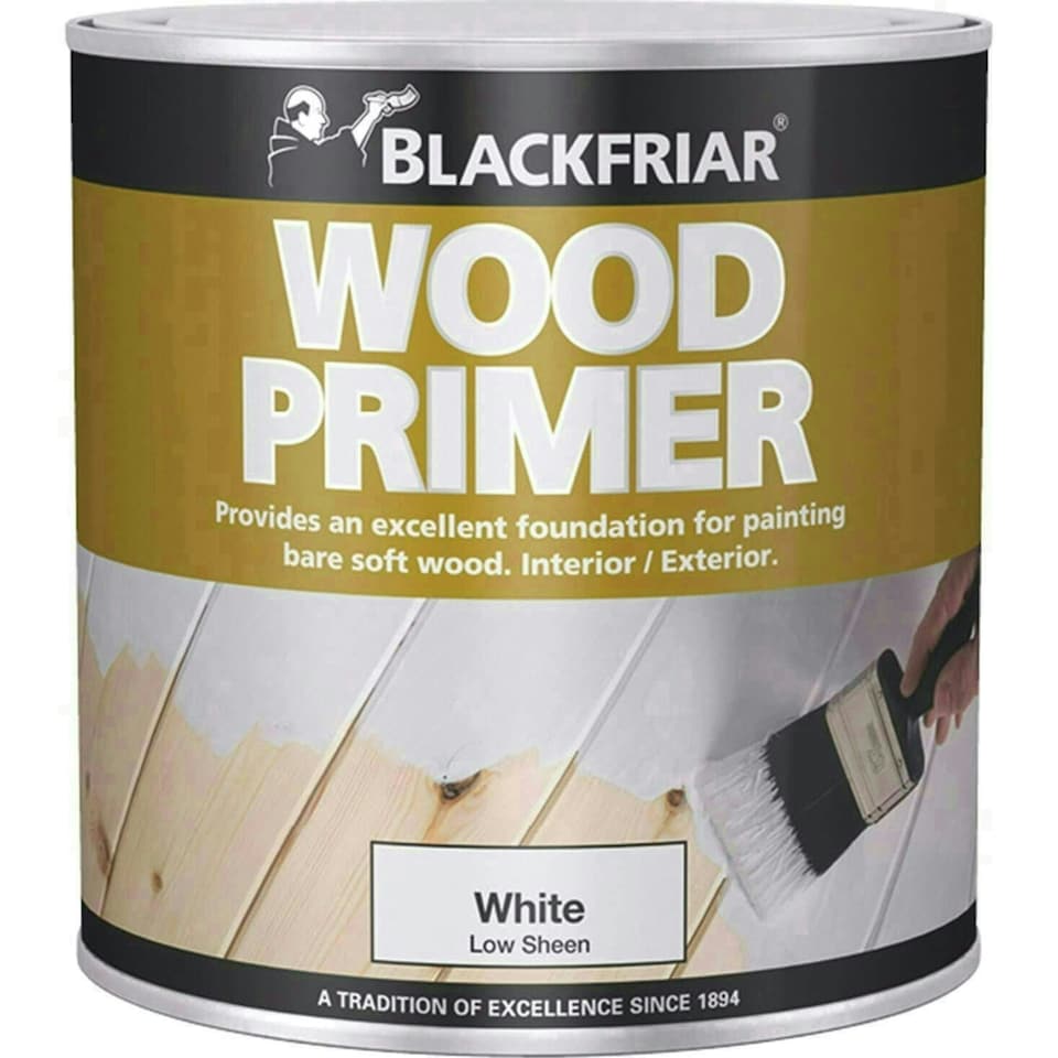 Wood Primer White 250ml - BKFWPW250