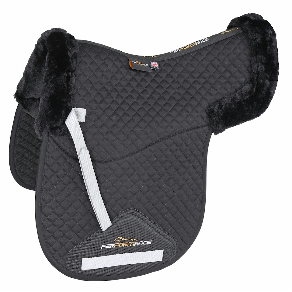 image 1 of Shires Performance Supafleece Numnah Black | Size: 14
Colour: Black