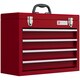 image 6 of DURHAND Lockable 2/3/4 Drawer Tool Chest w/ Ball Bearing Slide Drawer Black