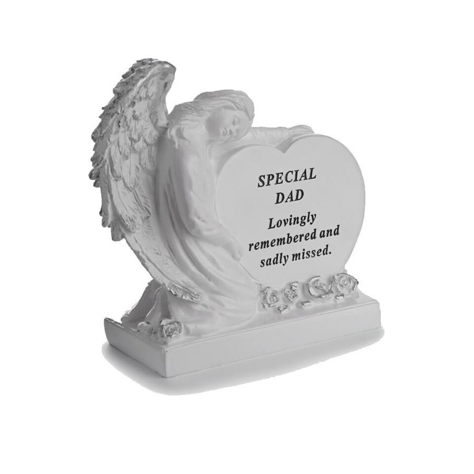 Angel Heart Plaque 17x17cm - Dad DF19233-D