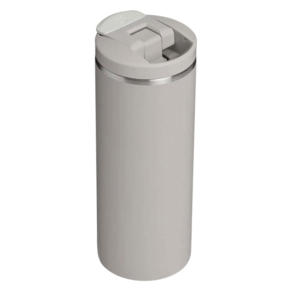image 1 of 0.35L Insulated Stainless Steel Travel Mug Leakproof Flip Top Lid