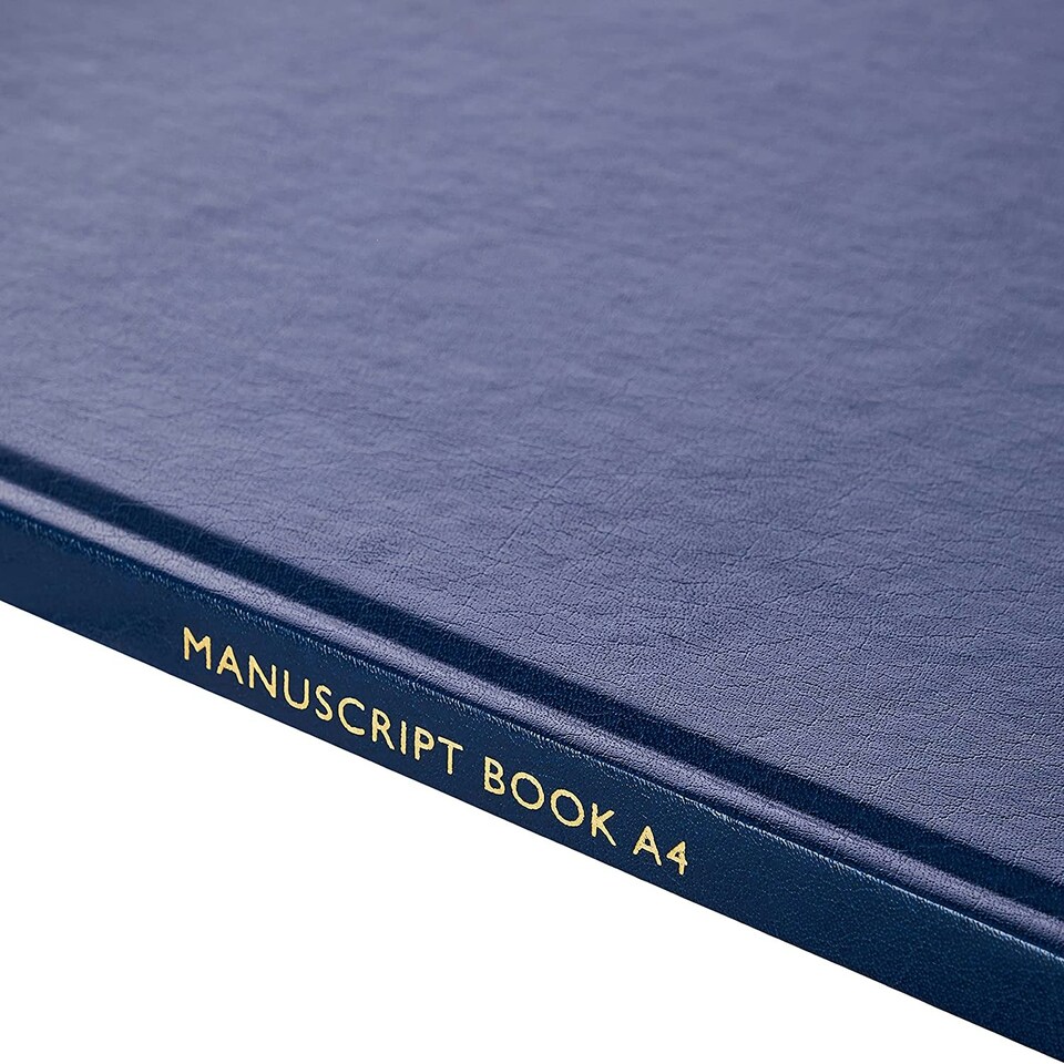 image 1 of A4 96 Pages Feint Ruled Casebound Notebook