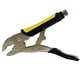image 1 of 10" Curved Jaw Locking Pliers Adjustable Vise Vice Mole Grips Rubber Handles