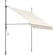 image 1 of Awning with hand crank - pressure fitted , height adjustable | Cream | beige | 150 x 180 cm | 1