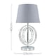 image 3 of ValueLights Rothwell Pair of Silver Table Lamp Silver Shade