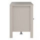 image 4 of Madrid TV Unit 3 Drawers in Cashmere | Grey | Cashmere | One Size | 1