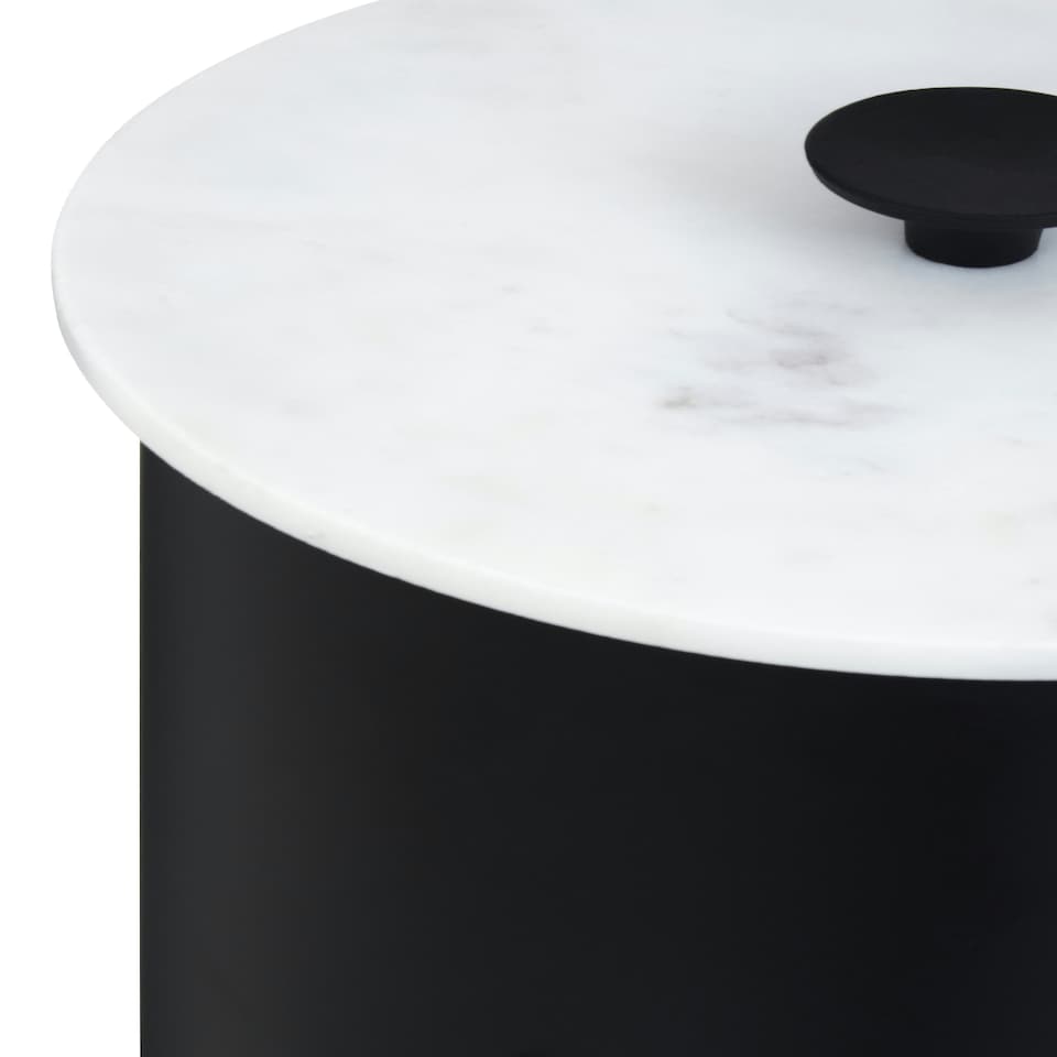image 1 of Liberty Black Enamel Bread Bin Black