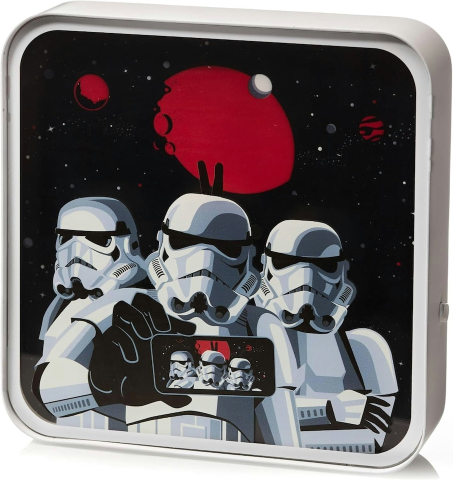 image 1 of Star Wars Stormtrooper Perspex Desk Lamp | Black