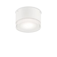 Urano 1 Light Flush Ceiling Light White