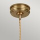 image 2 of Douille 1 Light Ceiling Pendant Antique Brass, E27