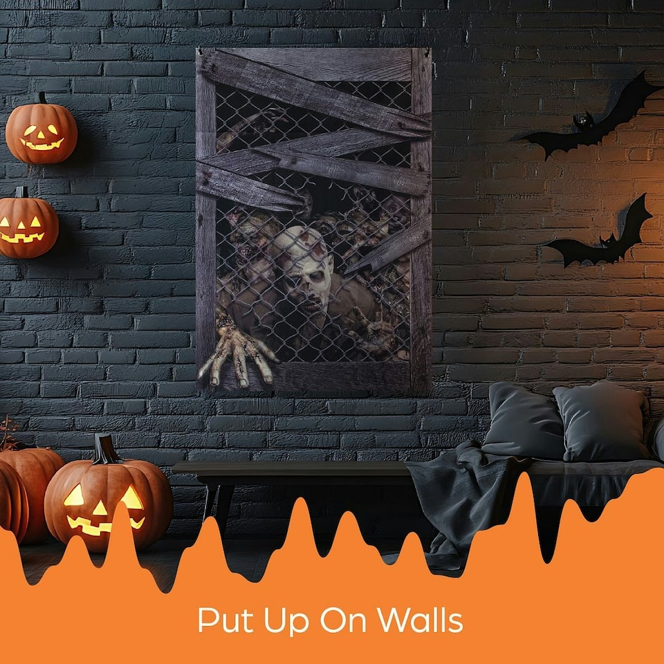 image 1 of Global Gizmos 47869 Creepy Zombie Halloween Display