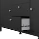 image 9 of Madrid Sideboard 2 Doors 3 Drawers in Matt Black