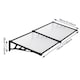 image 1 of Living and Home Door Window Awning Canopy Rain Cover - L190*W90*H28cm Black
