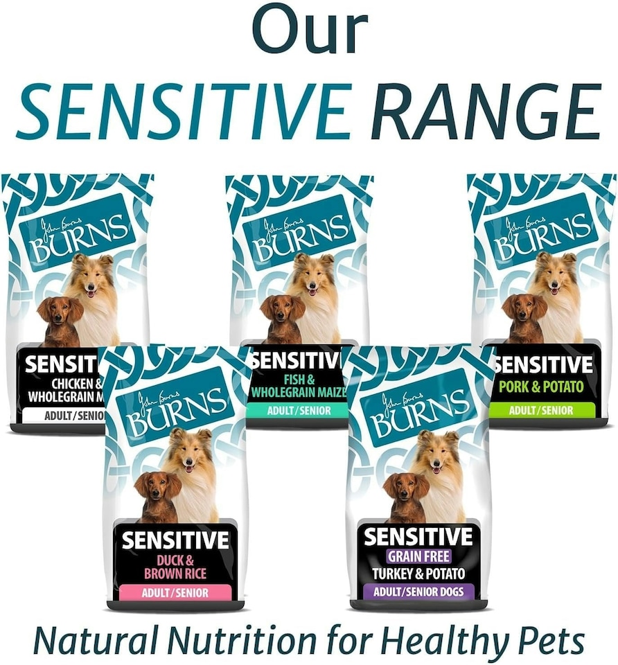 image 1 of Burns Sensitive Duck & Rice Adult & Senior Dry Dog Food - 6 kg
