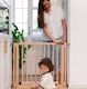 image 9 of Safetots Wooden Elegance Gate, Natural, 79cm - 87cm, Pressure Fit Safety Gate, 57cm Extra Wide Doorway, Easy Installation