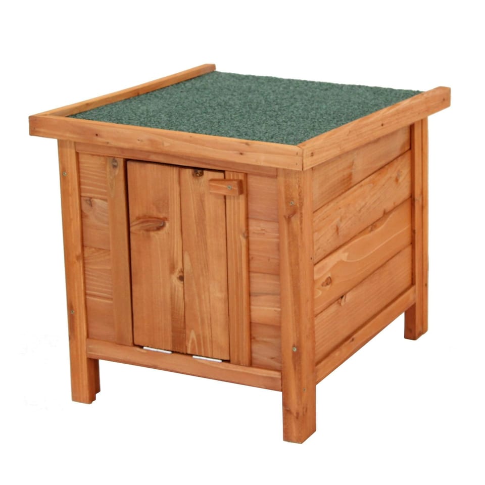 image 1 of Oypla Tortoise Guinea Pig Rabbit Hutch Cat House 400x490x430mm