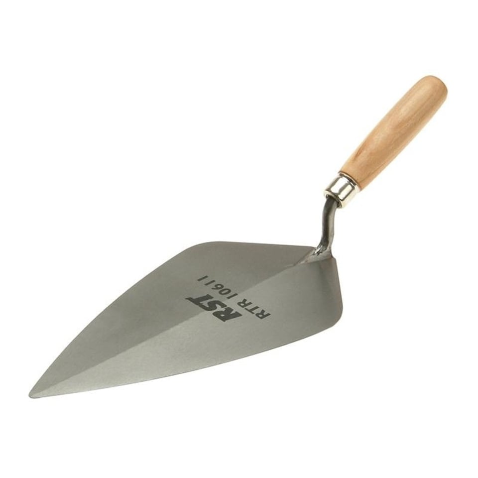 R.s.t. 106 London Pattern Brick Trowels Wooden Handle - Multi Colour - 10in Wooden Handle