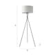 image 7 of ValueLights Camden Black Tripod Floor Lamp with Grey Shade | Grey
