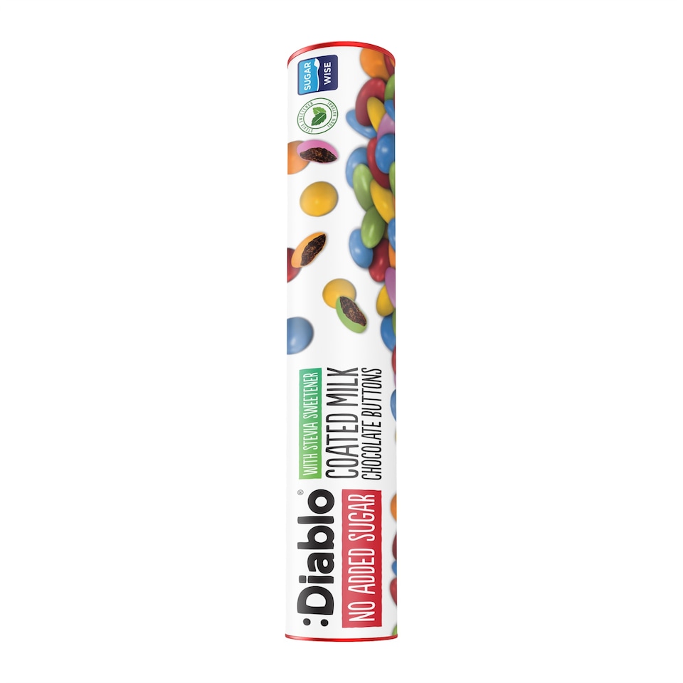 image 1 of Diablo No Added Sugar Milk Chocolate Buttons 22g
