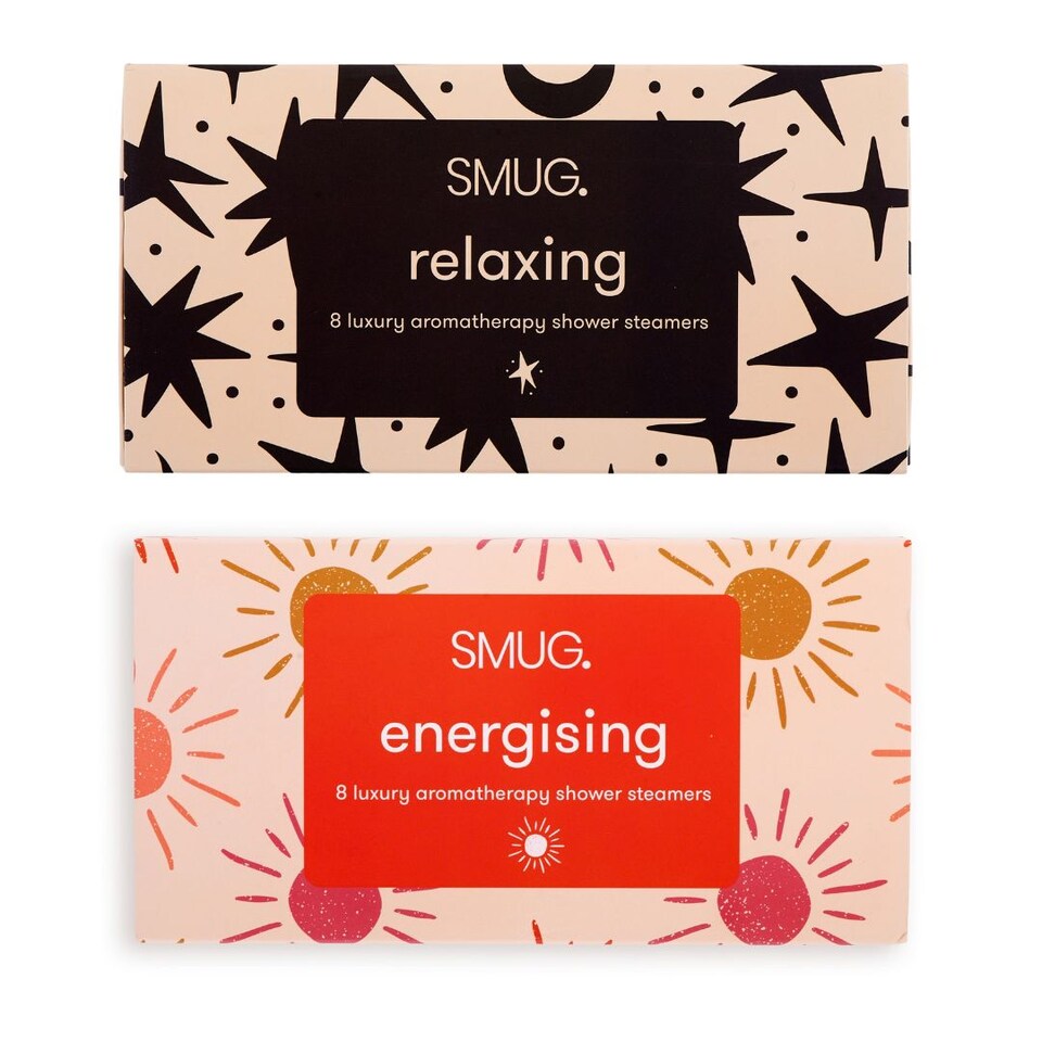 image 1 of SMUG Shower Steamer Set (pack of 2) - Relaxing & Energising