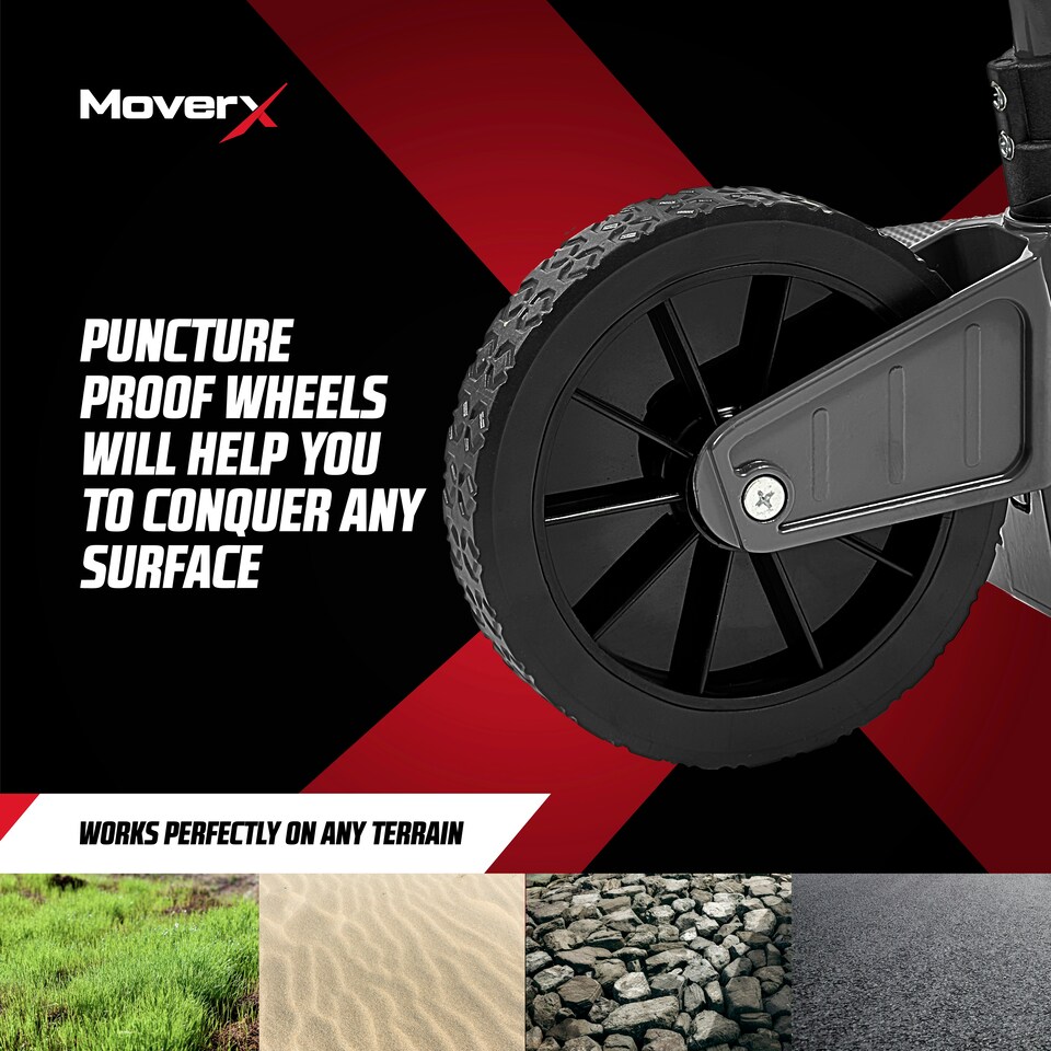 image 1 of MoverX 150kg Sack Truck Heavy-Duty Folding Aluminium Hand Truck