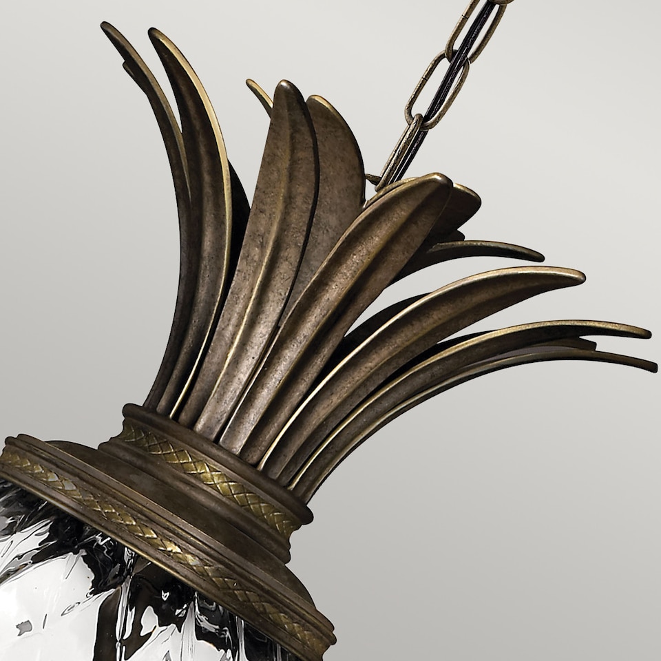 image 1 of Plantation 4 Light Ceiling Pendant Pearl Bronze, E14