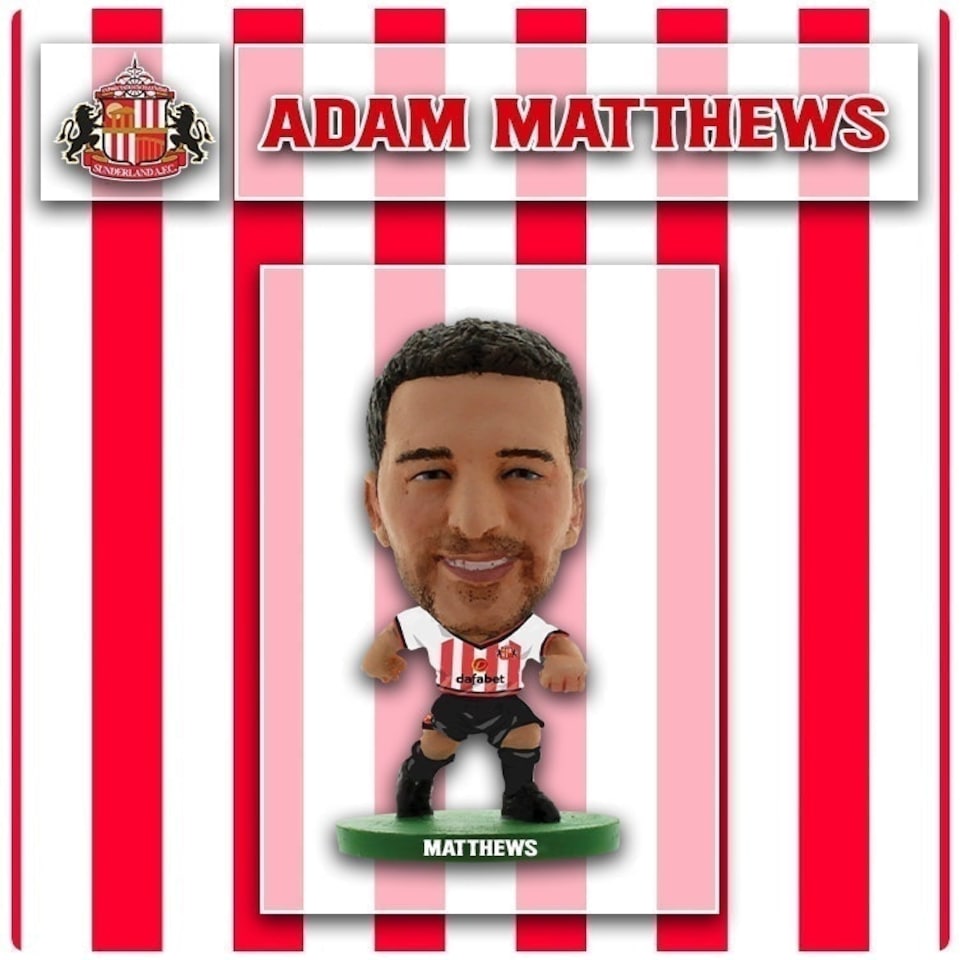 image 1 of Soccerstarz - Sunderland - Adam Matthews - Home Kit