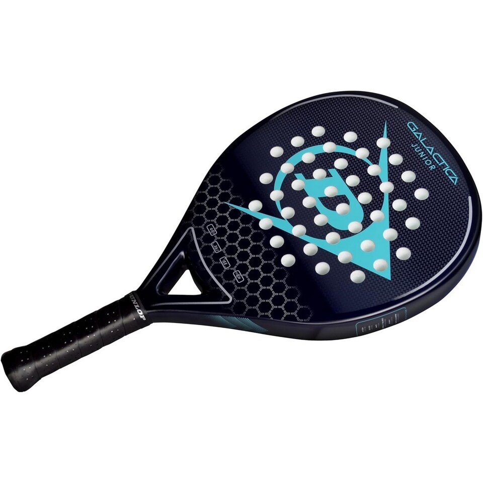 image 1 of Dunlop Childrens/Kids Galactica Padel Racket | Black | Black/Blue | One Size | 1
