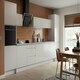 image 2 of 3 Drawer Base Unit 800mm w/ J-Pull Cabinet Door - Super Gloss Light Grey Grey | Super Gloss Light Grey