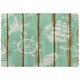 image 1 of Nautical Elements on Wood (Rug) Blue | Large: 140x200cm