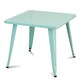 image 7 of COSTWAY Kids Table and Chairs Set with Stackable Chairs Blue