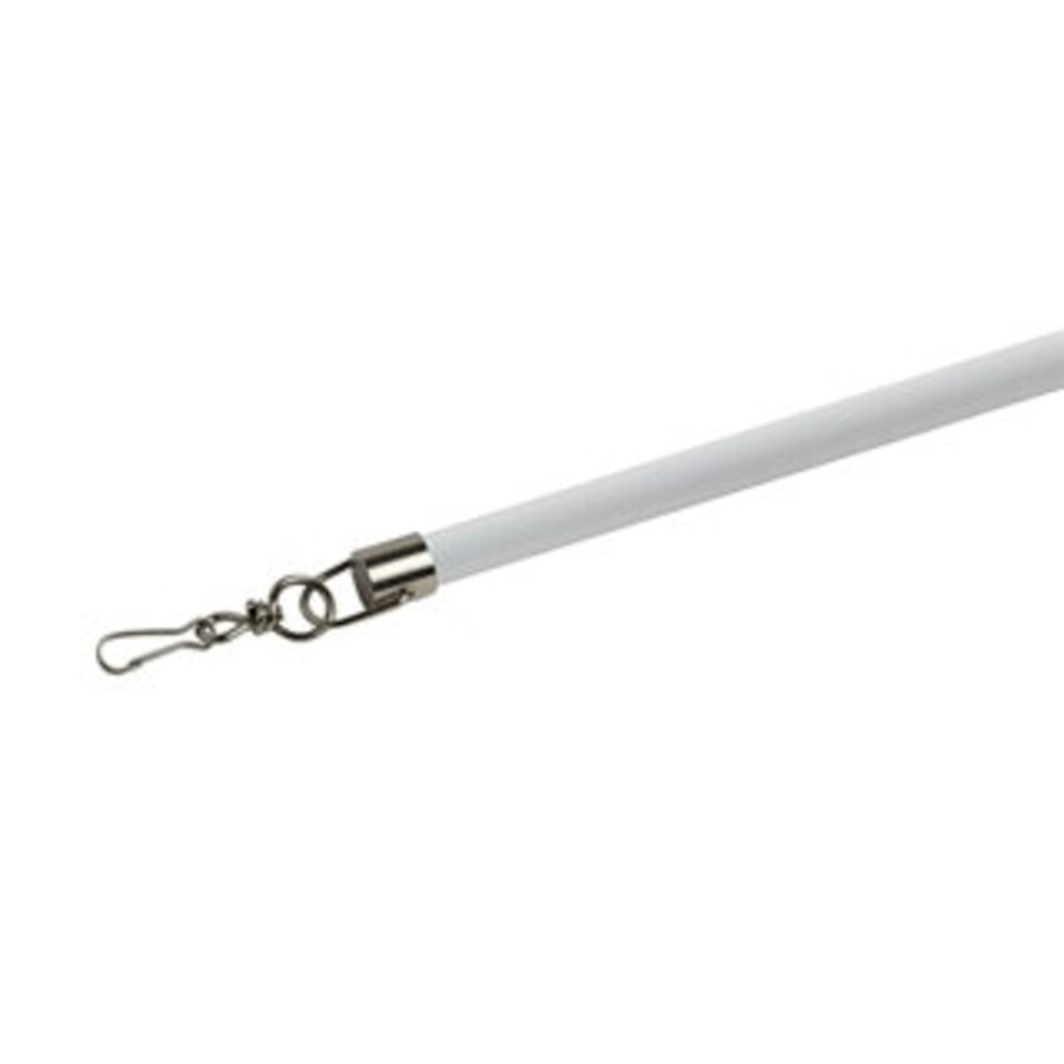 Clear Curtain Draw Rod Pair 100cm Clear | Clear