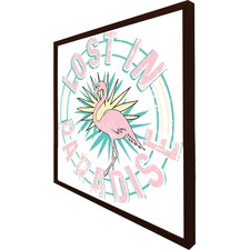 Lost in paradise (Picutre Frame) Brown | XL