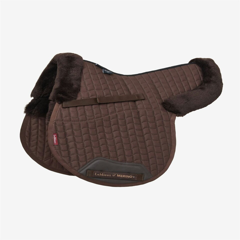 image 1 of LeMieux Merino+ Half Lined GP Numnah Black | Large